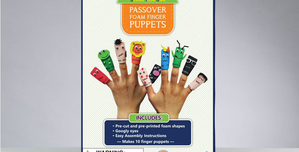 Passover Foam Fingers Puppet Kit $6